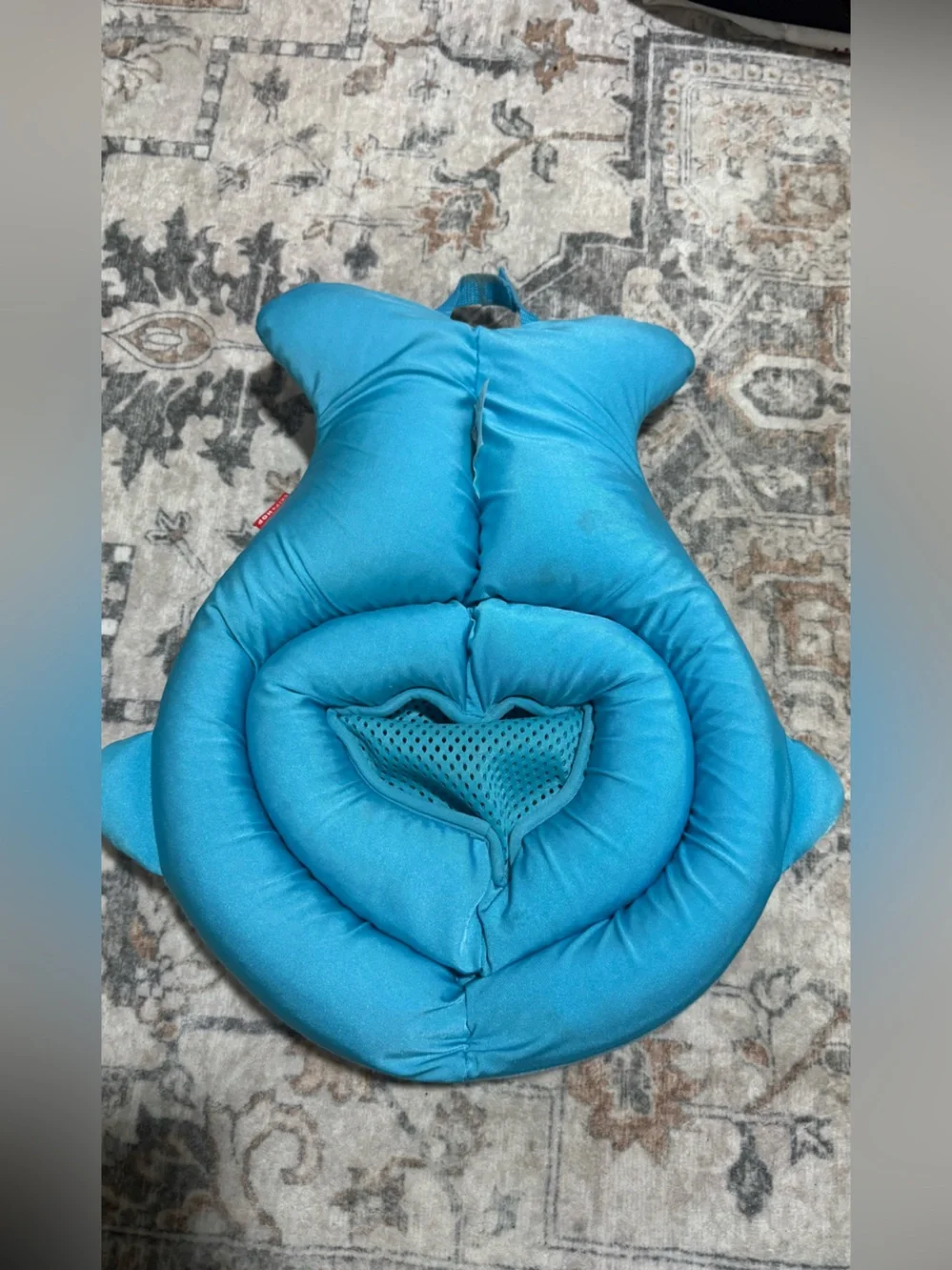 Skip Hop Moby SoftSpot Sink Baby Bather Blue Whale Infant Bath Cushion
